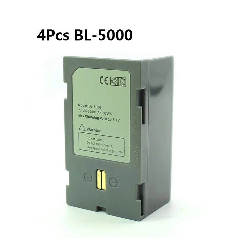 4Pcs BL-5000 סוללה עבור שלום-המטרה H32 V30 V50 F61 F66 RTK GNSS RTK GPS 7.4 V 5000mAh סוללה נטענת BL5000