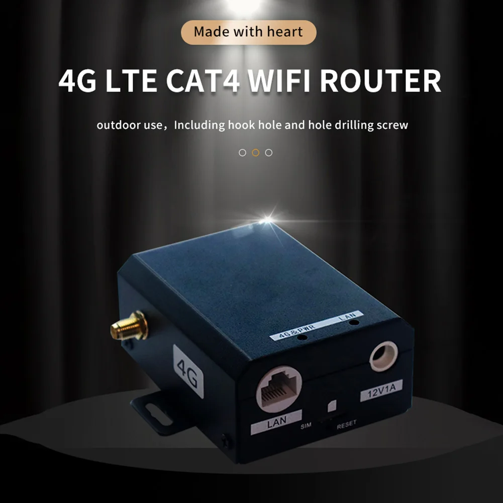 H927 150Mbps Wireless WiFi נתב תעשייתי 4G LTE, SIM-נתב שנינות אנטנה חיצונית תמיכה 16 WiFi עבור משתמשים חיצוניים