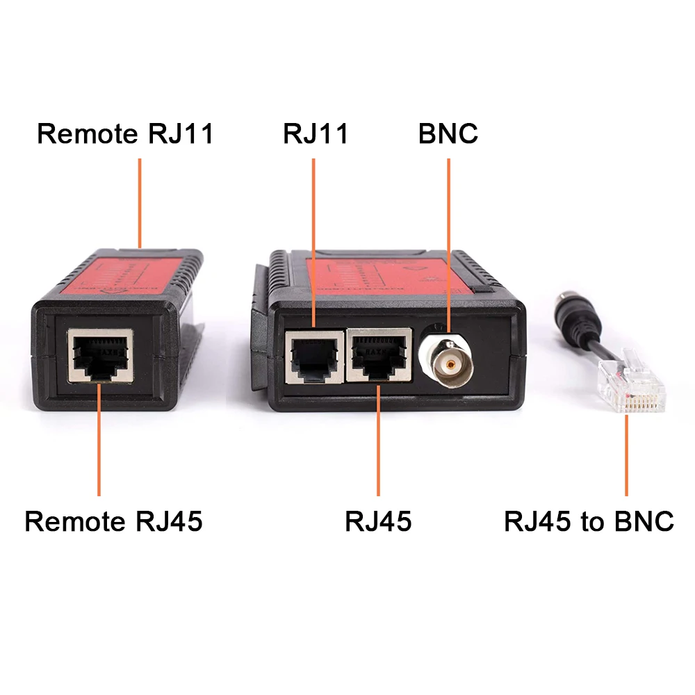 NOYAFA NF-468B כבל הרשת הבוחן RJ45/ RJ11/ BNC (3-in-1) Multi-פונקציה בודק אוטומטית בדיקות כבלים כלי