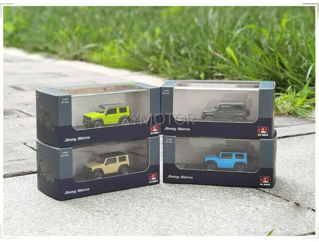 חדש 1/64 LCD עבור סוזוקי ג ' ימיני סיירה רכב שטח רכב שטח Diecast Model המכונית צעצועים מתנה אוסף צהוב/כחול/ירוק/חאקי מתכת,פלסטיק,גומי