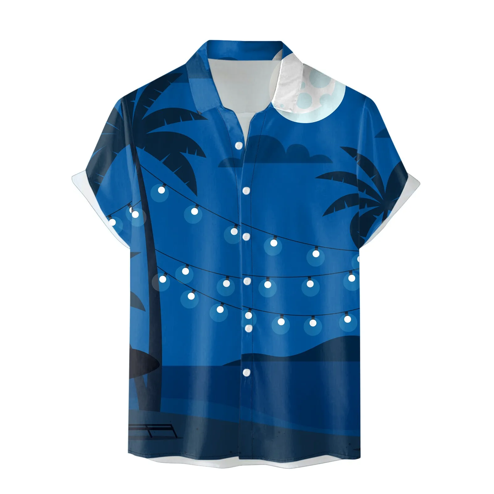 מעצב חדש הוואי חולצות לגברים אופנה הוואי שרוול קצר בקיץ החוף להדפיס חולצה מזדמנים צמרות נאה של גברים חולצות