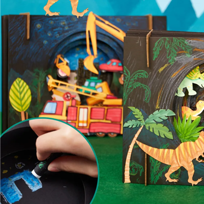 צעצועים חינוכיים לילדים בעבודת יד עושים את הקסם DIY מלאכה יצירתיות יצירתי חומר חבילה של הילדים מתנות חדשה