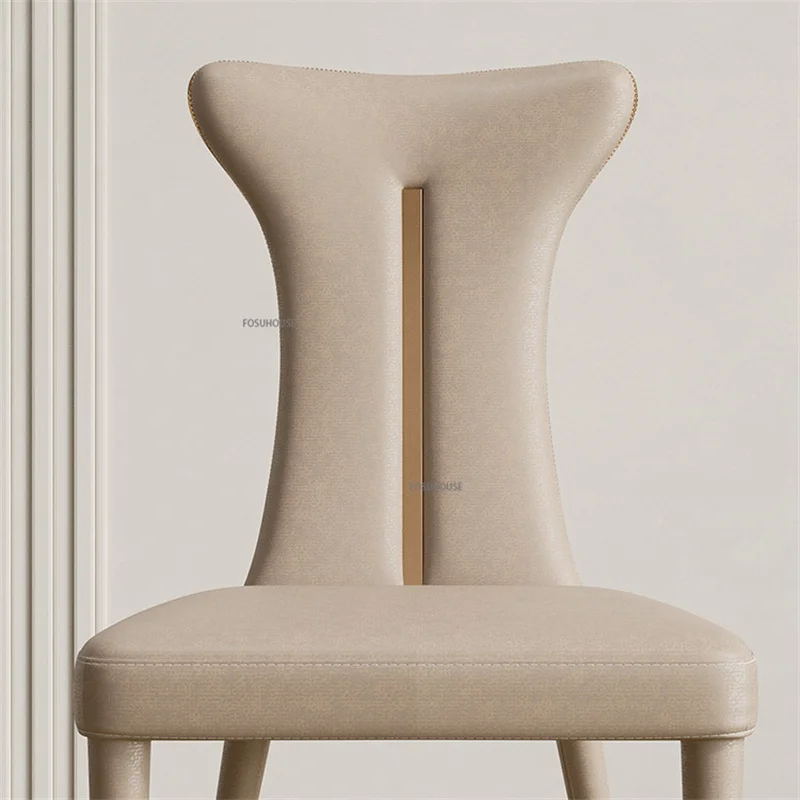 תאורה מודרניים יוקרה כיסאות שולחן אוכל נורדי ריהוט מינימליסטי מעצב הכיסא הביתה הסלון משענת טרקלין האוכל הכיסא